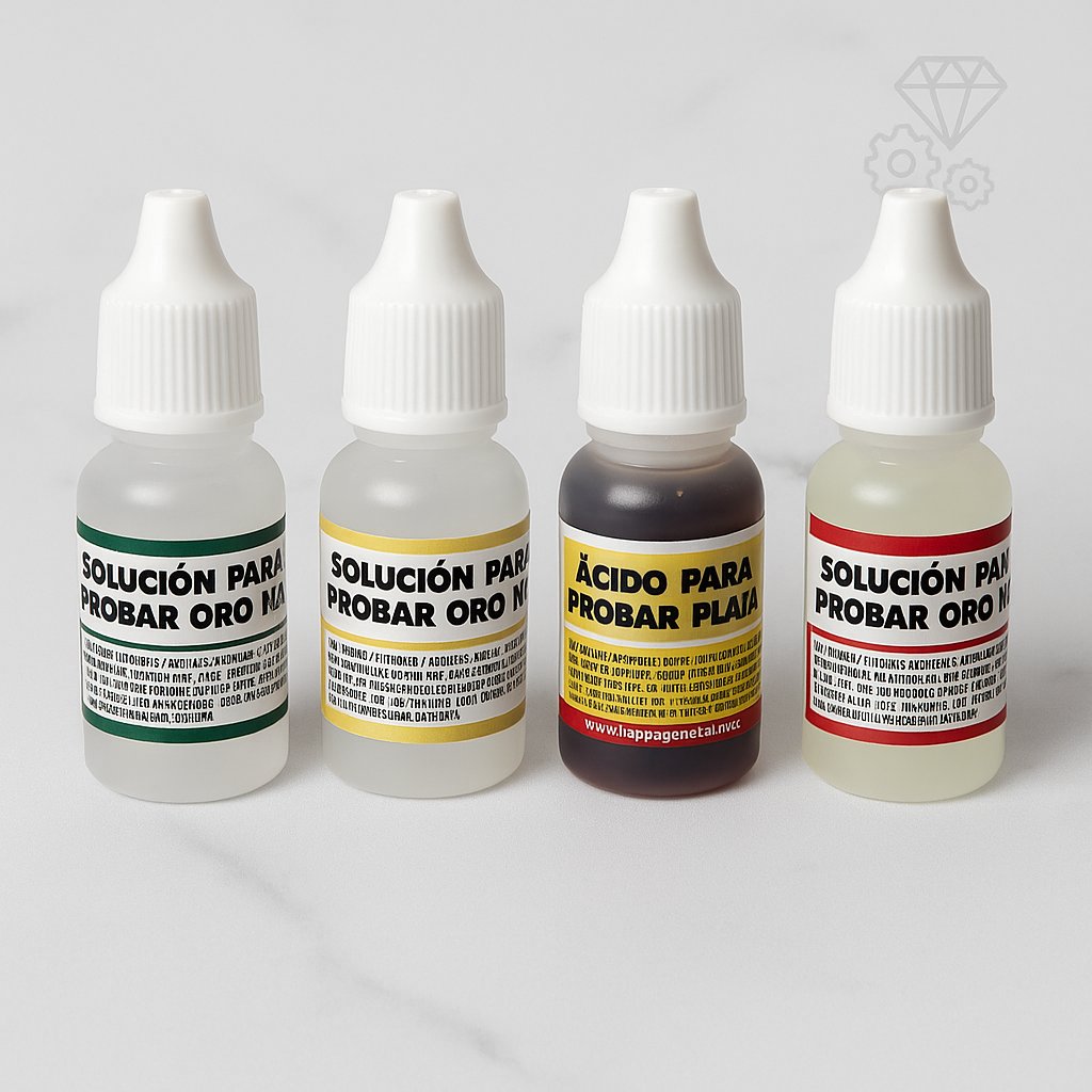 Ácidos para probar métales