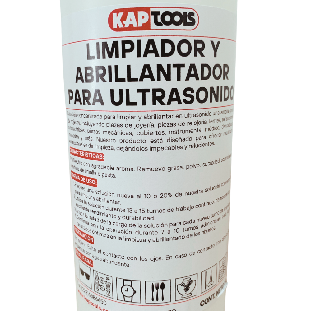 Solucion Para Abrillantar En Tina De Ultrasonido