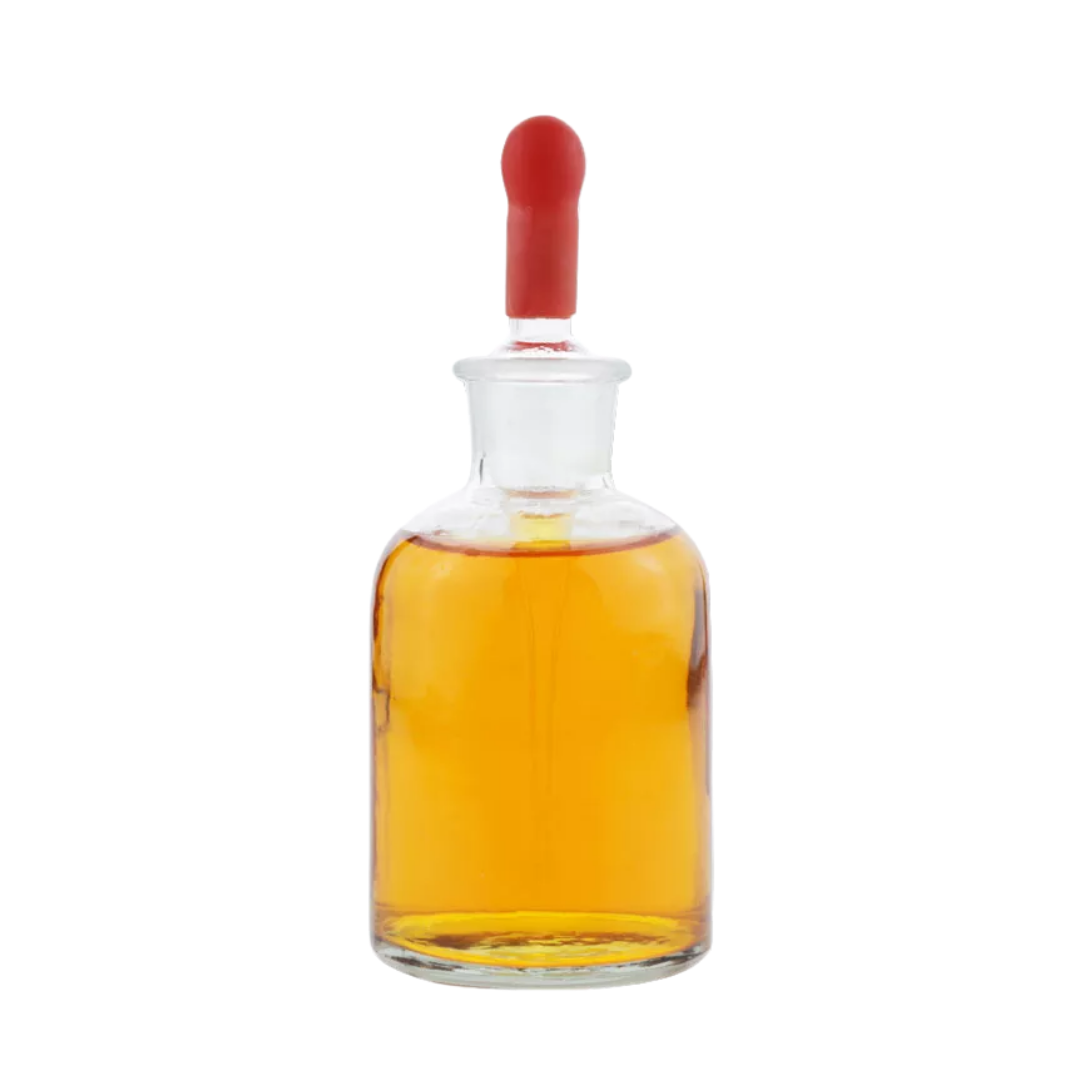Juego de 2 Frascos Transparente y Ambar Para Ácido Con Pipeta Gotero Para Ácido 60 Ml