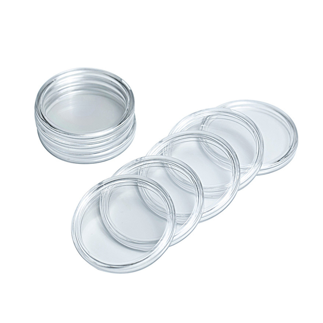 10 Capsulas de Acrílico para Monedas 41mm