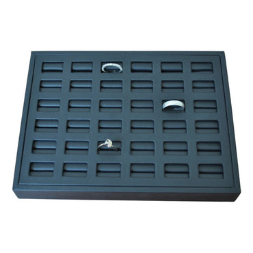 Exhibidor Charola Para 36 Anillos, Joyería Exhibición