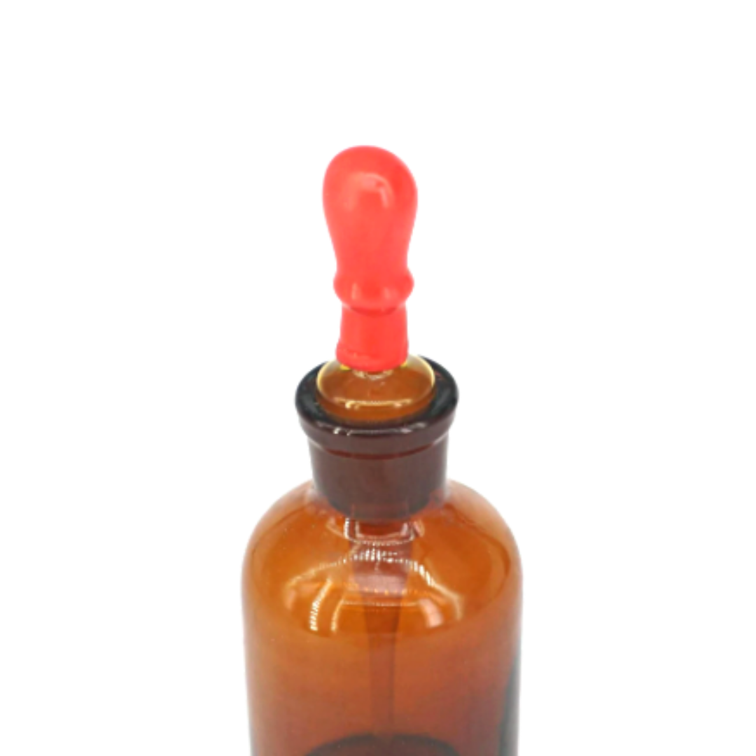 Juego de 2 Frascos Ambar Para Ácido Con Pipeta Gotero Para Ácido 60 Ml