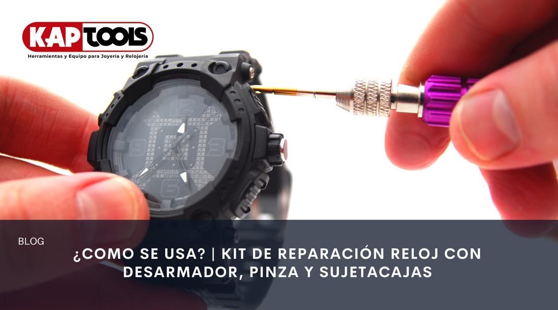 ¿Cómo se usa? | Kit De Reparación Reloj
