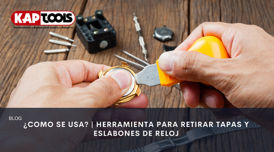 ¿Cómo se usa? | Herramienta para retirar tapas y eslabones de reloj