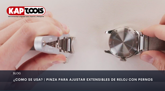 ¿Como se usa? | Pinza para Ajustar Extensibles de Reloj con Pernos