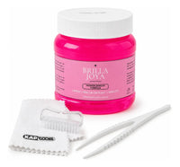 Kit Brilla Joya Bisutería + Paño + Cepillo + Pinza