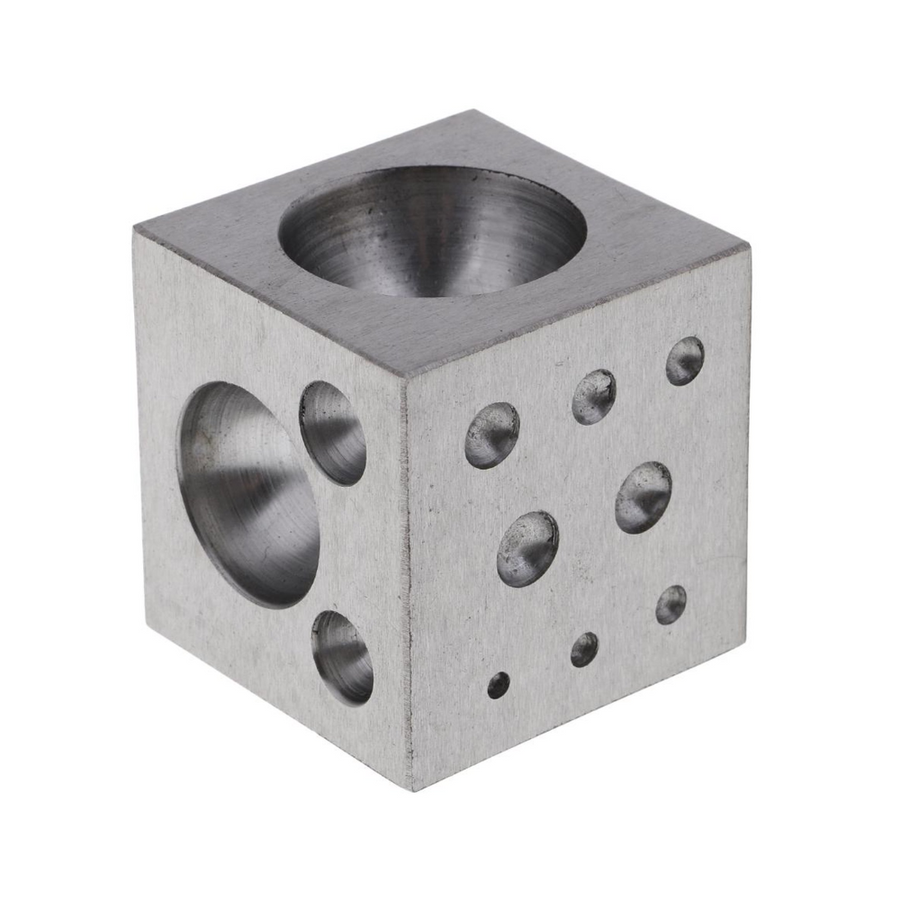 Dado Cubo De Acero Para Embutir Joyería 2x2 Pulgadas