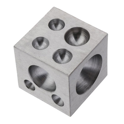 Dado Cubo De Acero Para Embutir Joyería 2x2 Pulgadas