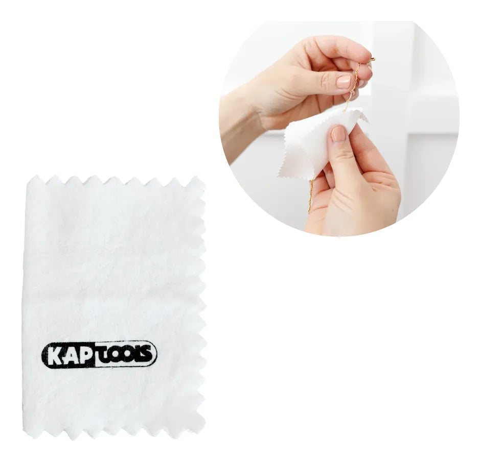 Kit Brilla Joya Bisutería + Paño + Cepillo + Pinza