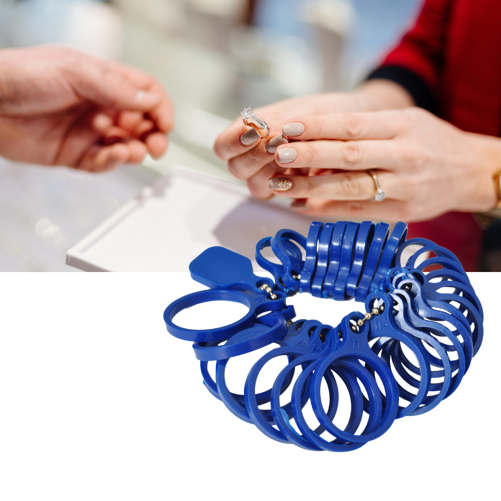 Juego Medidor De Anillos Y Anillero De Pl stico KapTools KAP TOOLS