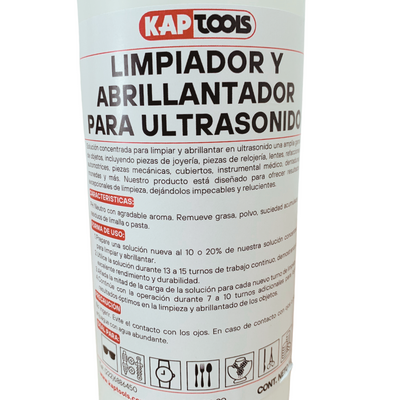 Solucion Para Abrillantar En Tina De Ultrasonido