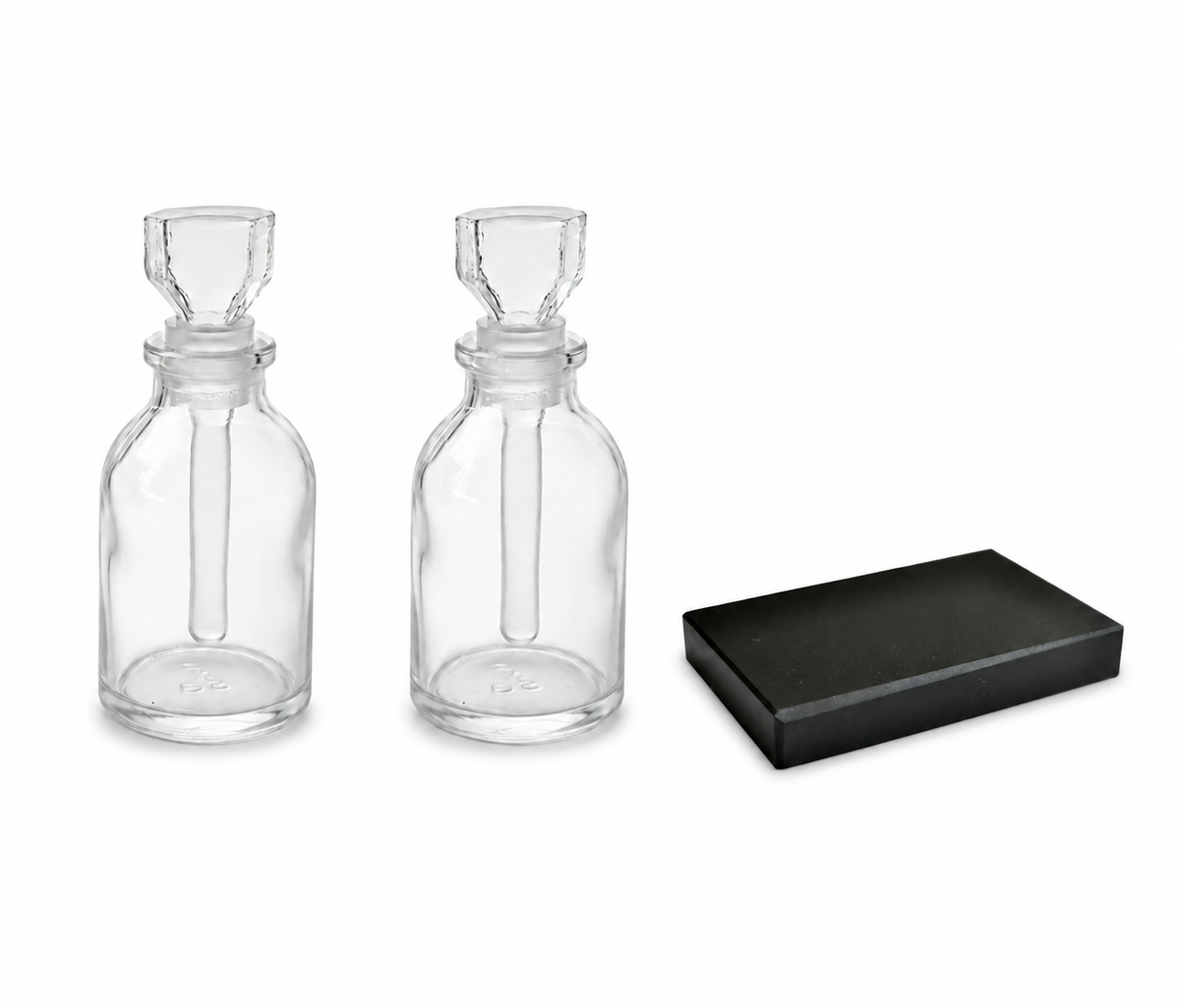 2 Frascos Para Acido, Piedra De Toque Y Acido Para Plata