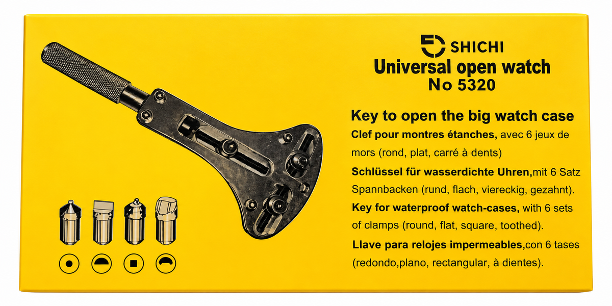 Llave Jaxa Universal 3 Puntos para Abrir Relojes SHICHI 5320
