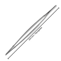 Pinza De Acero Inoxidable Para Cargar Con Punta Roma Chata 10" 254 mm