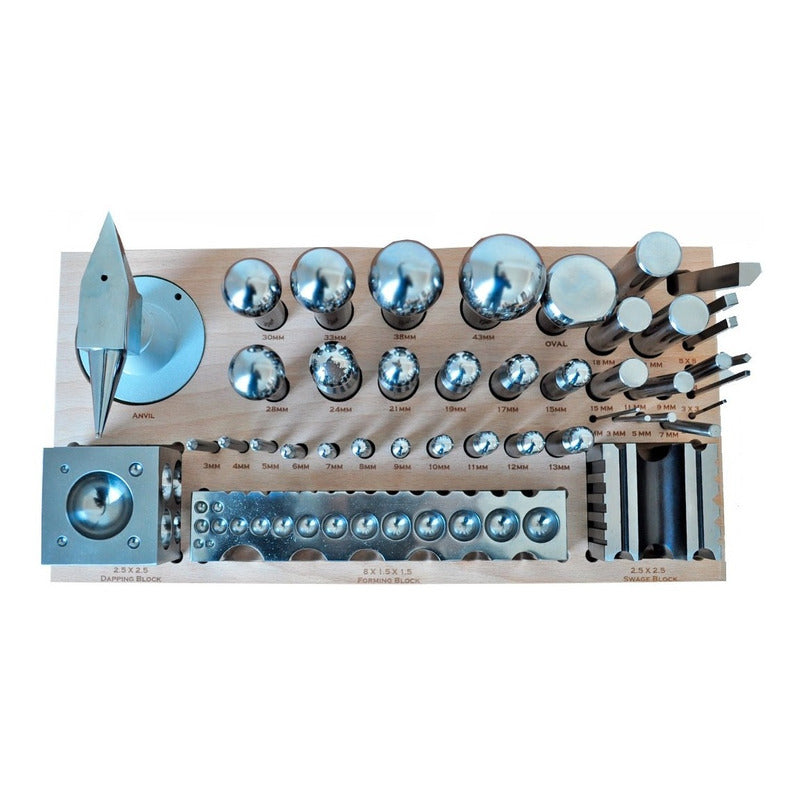 Juego De 43 Piezas De Embutidores Y Dados Para Joyería KapTools KAP