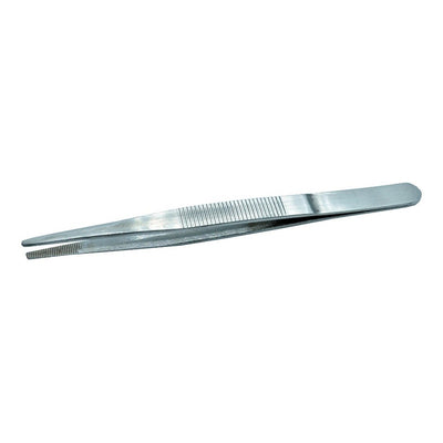 Pinza De Acero Inoxidable Para Cargar Con Punta Roma Chata 5" 127 mm